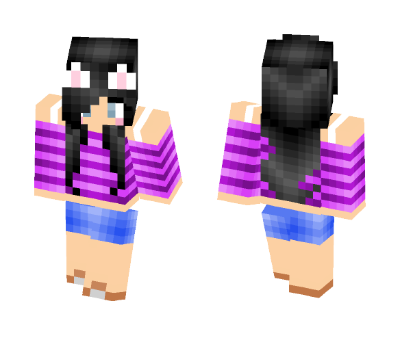 Download Free Kitten Girl Skin for Minecraft image 1 Kitten Girl - Girl Minecraft Skins - image 1