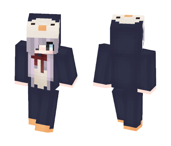 Download Free Penguin girl Skin for Minecraft image 1 Penguin girl - Girl Minecraft Skins - image 1