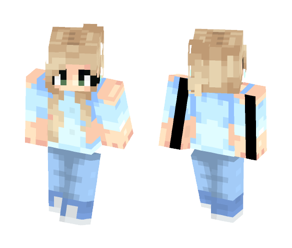 Download Free Casual Girl Skin for Minecraft image 1 Casual Girl - Girl Minecraft Skins - image 1