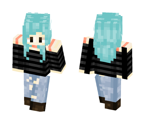 Download Free Fall Teen Girl Skin for Minecraft image 1 Fall Teen Girl - Girl Minecraft Skins - image 1