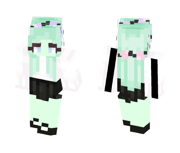 Cute Alien Girl - Cute Girls Minecraft Skins - image 1