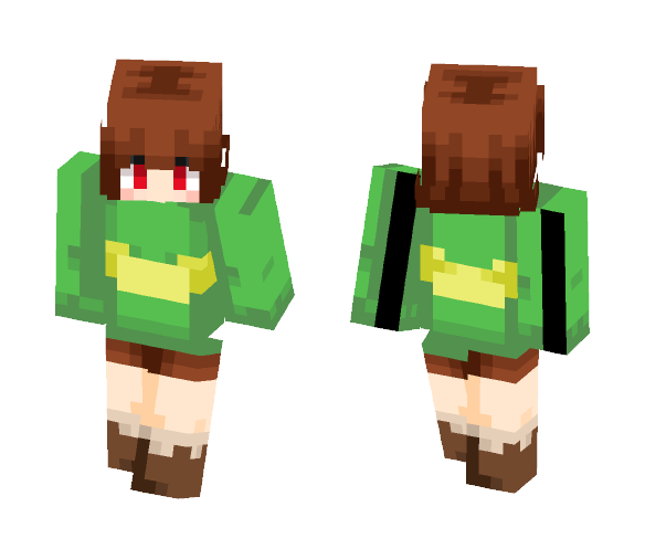 Chara - Undertale - Interchangeable Minecraft Skins - image 1