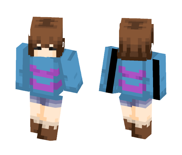 Frisk - Undertale - Interchangeable Minecraft Skins - image 1