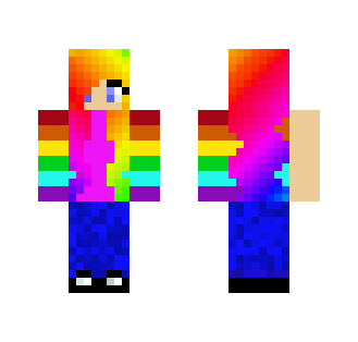 Rainbow girl