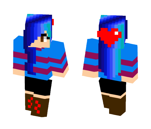 DanielleTDM Undertale - Female Minecraft Skins - image 1