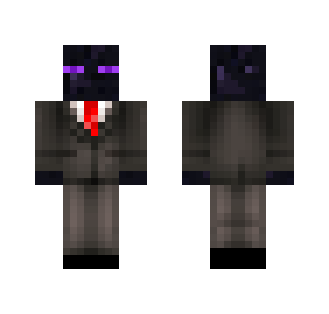 Obsidian Enderman in a suit. - Male Minecraft Skins - image 2