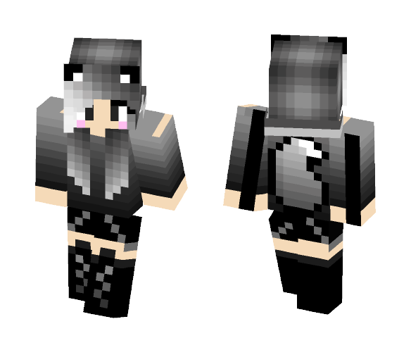 Grey Wolf - Female Minecraft Skins - image 1