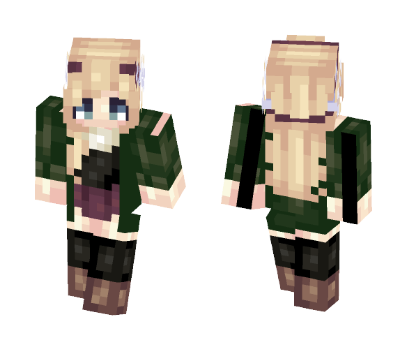 Average // Popreel again?? - Female Minecraft Skins - image 1