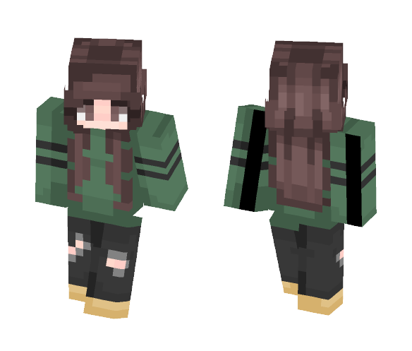 my friend wore this to school - Female Minecraft Skins - image 1