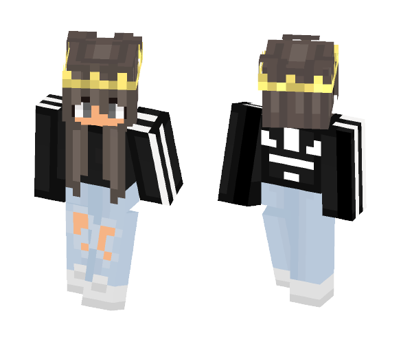 Download Free Adidas Girl Skin for Minecraft image 1 Adidas Girl - Girl Minecraft Skins - image 1