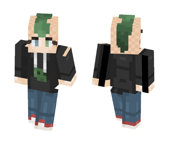 Alien Geek In the spaceship| My OC - Female Minecraft Skins - image 1
