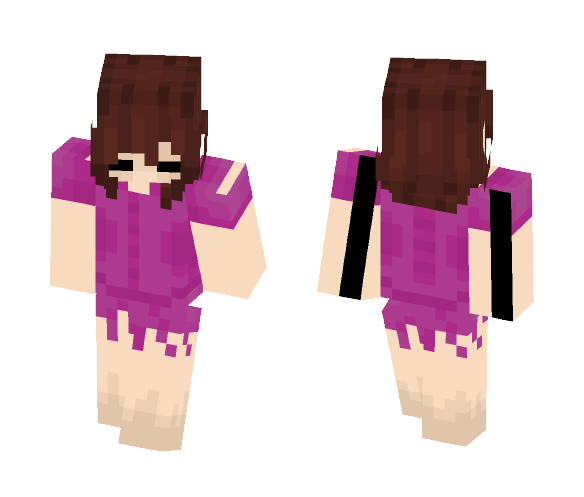 HorrorTale Frisk - Female Minecraft Skins - image 1