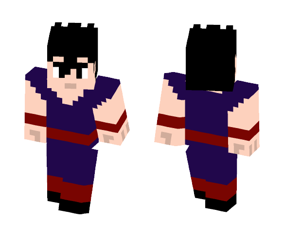 Gohan(Adult) - Male Minecraft Skins - image 1