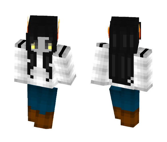 Silver-Homestuck Oc - Female Minecraft Skins - image 1