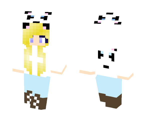 Panda Girl - Girl Minecraft Skins - image 1