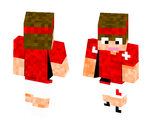 Olympic Athlete - Roger Federer - Male Minecraft Skins - image 1