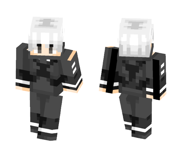 Kaneki Ken - Tokyo Ghoul - Request - Male Minecraft Skins - image 1