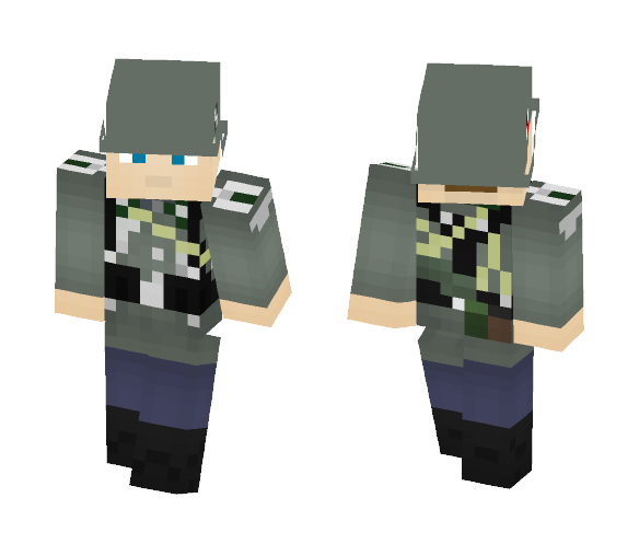 Wehrmacht MG42 Machine Gunner - Male Minecraft Skins - image 1