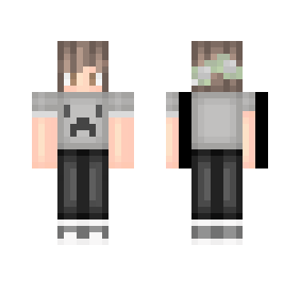 Grey Adidas Boy | JvstKeston req - Boy Minecraft Skins - image 2