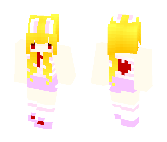 Download Free Rabbit girl Skin for Minecraft image 1 Rabbit girl - Girl Minecraft Skins - image 1