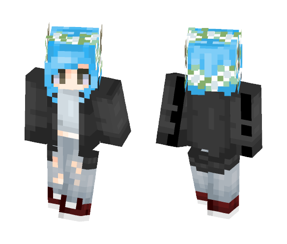 Download Free Sweater Girl ~Clia ♡ Skin for Minecraft image 1 Sweater Girl ~Clia ♡ - Girl Minecraft Skins - image 1