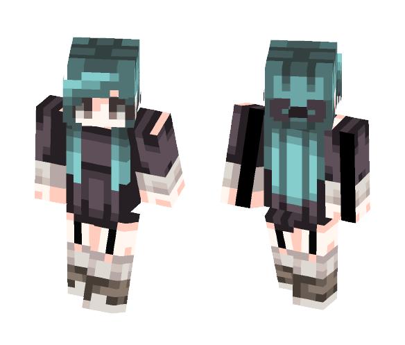 Midnight Strolls - Female Minecraft Skins - image 1