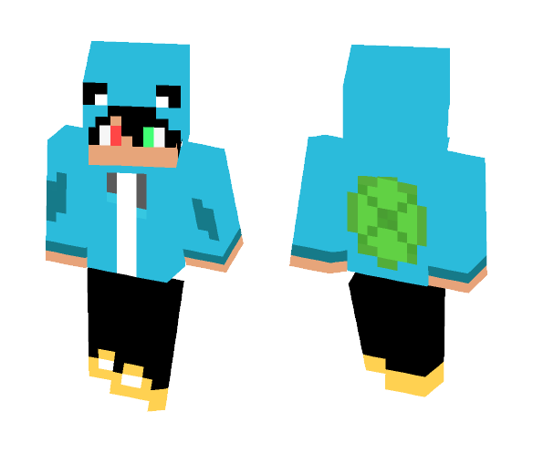 bulbasaur hoodie - Male Minecraft Skins - image 1