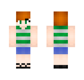 Stripe Tanktop Girl