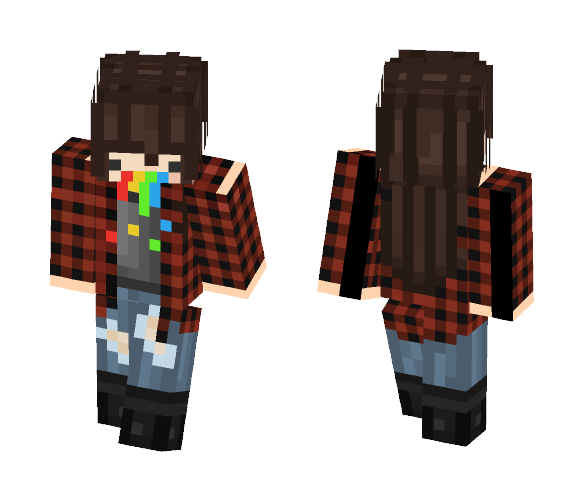 Rainbows For Life - Female Minecraft Skins - image 1
