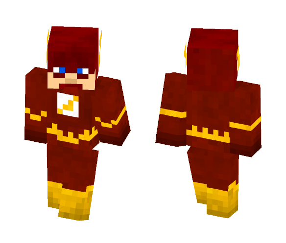 The Flash Classic Skin V2 - Comics Minecraft Skins - image 1