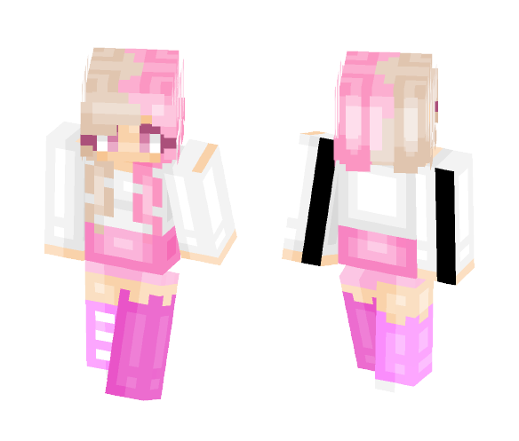 ~half n half~ - Female Minecraft Skins - image 1