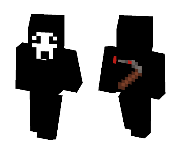 Boy with Scream Halloween Costume - Boy Minecraft Skins - image 1