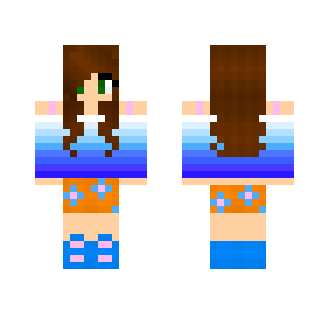 Blue Skies - requested by MLP955 - Female Minecraft Skins - image 2