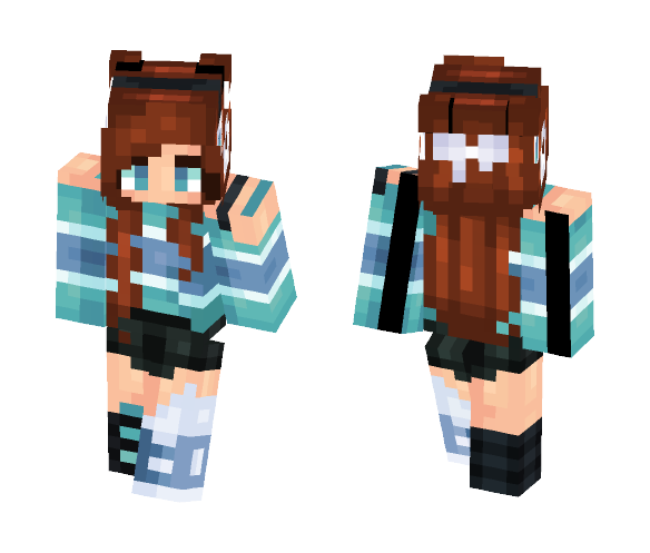 Fluffy Fall - Female Minecraft Skins - image 1