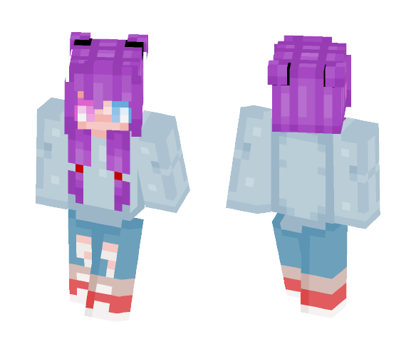 Download Free A OLD OLD Skin I Made Skin for Minecraft image 1 A OLD OLD Skin I Made - Female Minecraft Skins - image 1