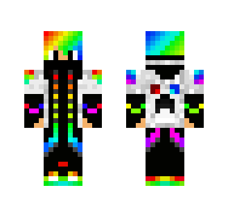 Rainbow Assassin - Male Minecraft Skins - image 2