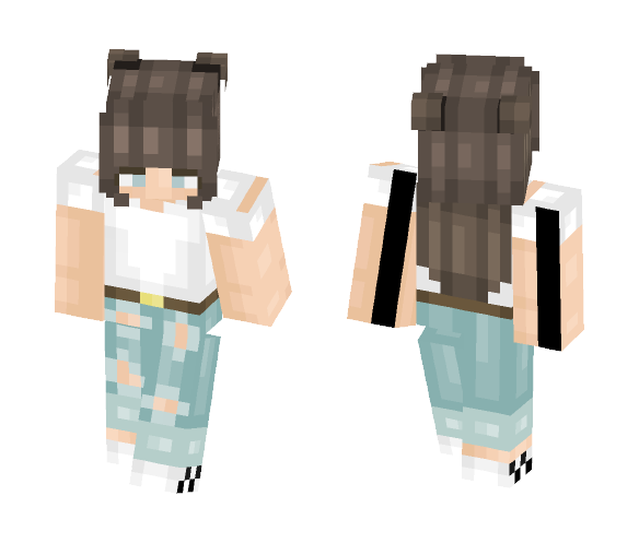 Space Bunz | Wervy - Female Minecraft Skins - image 1