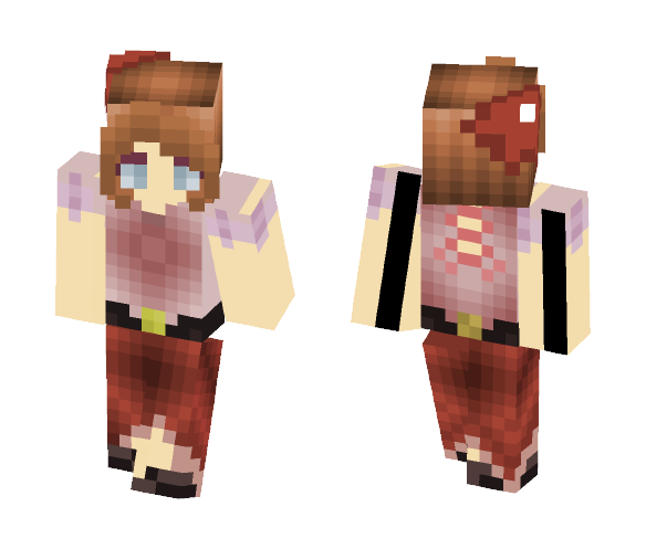 Download Free A Mild Burst Of Inspiration Skin for Minecraft image 1 A Mild Burst Of Inspiration - Female Minecraft Skins - image 1