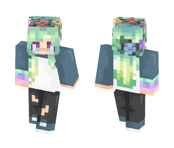NicoNico{Current skin} - Female Minecraft Skins - image 1