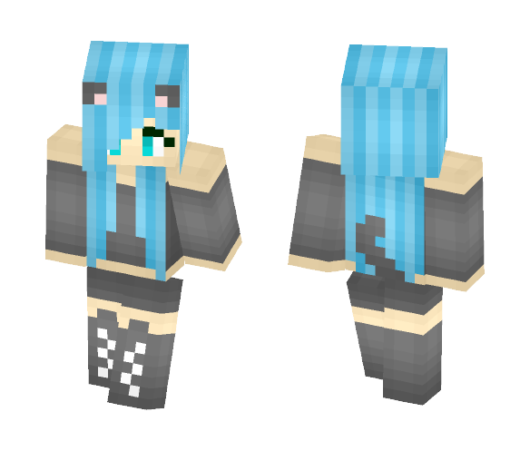Shadowkitten13 - Emo Neko V3! - Female Minecraft Skins - image 1