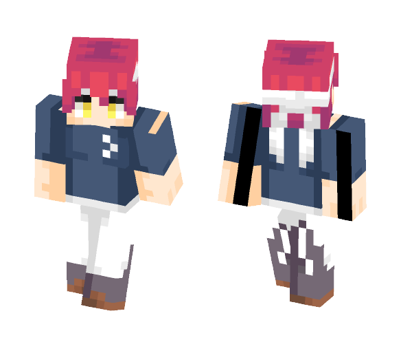 Download Free Yukihira Soma - Food Wars Skin for Minecraft image 1 Yukihira Soma - Food Wars - Male Minecraft Skins - image 1