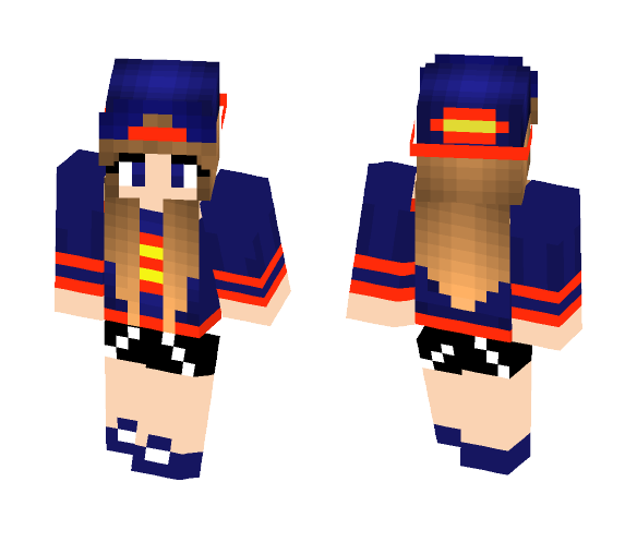 Superman girl - Girl Minecraft Skins - image 1