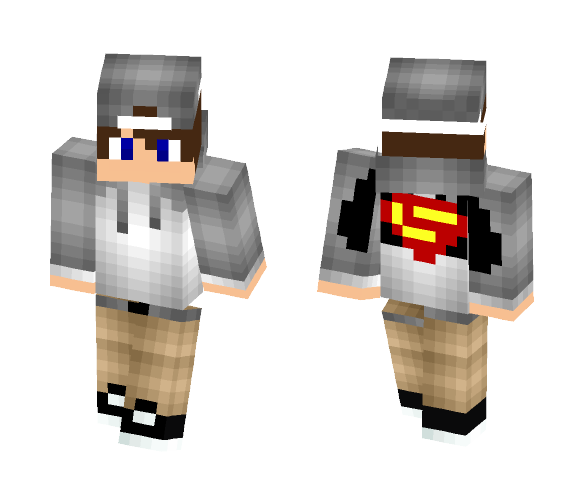 Batman vs. Superman boy - Batman Minecraft Skins - image 1