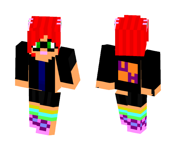 Nerd - Female Minecraft Skins - image 1