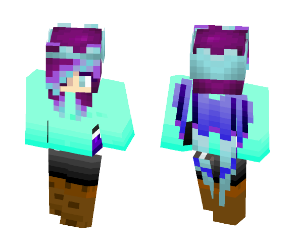 Download Free PurpleGirl4312#2//loltrol Skin for Minecraft image 1 PurpleGirl4312#2//loltrol - Female Minecraft Skins - image 1