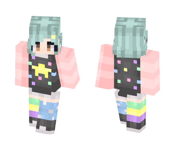 Fan skin || Felll - Female Minecraft Skins - image 1