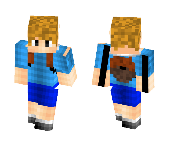 Finn No Hood - Male Minecraft Skins - image 1