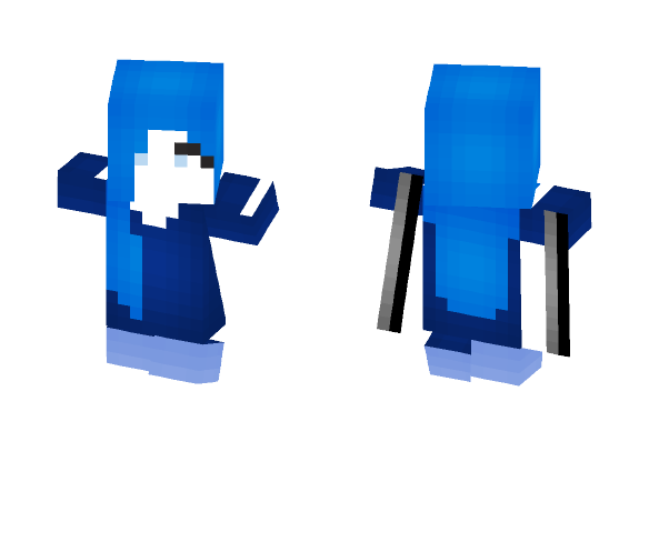 Download Free Girl in Blue Skin for Minecraft image 1 Girl in Blue - Girl Minecraft Skins - image 1