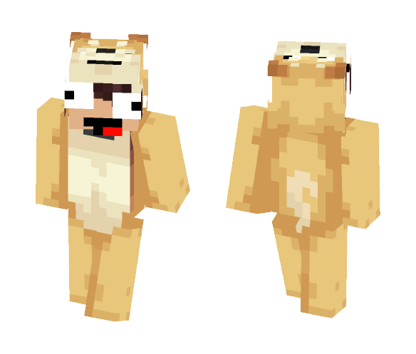 Derpy Doge - Male Minecraft Skins - image 1