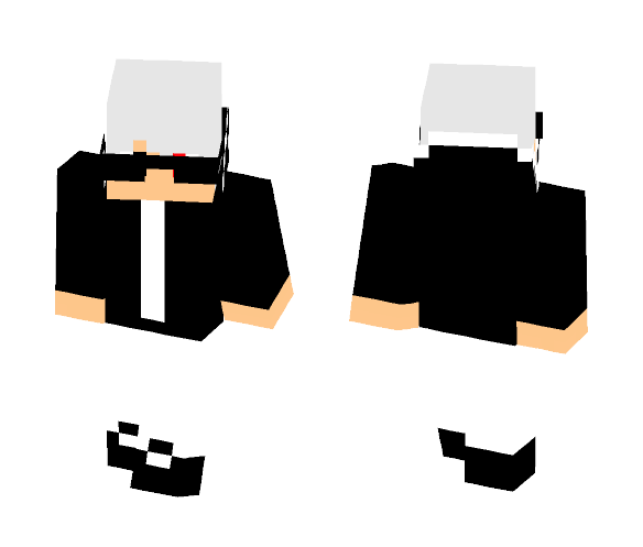 Kaneki With Sunglasses - Male Minecraft Skins - image 1